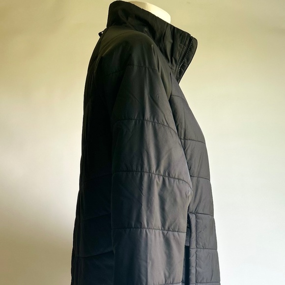 New The North Face Black Nylon Polyester Puffer Jacket size L - Picture 5 of 13